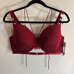 DEESSE Sz 38DDD By Additionelle Underwire Padded Sexy Strap Lace Bra NEW